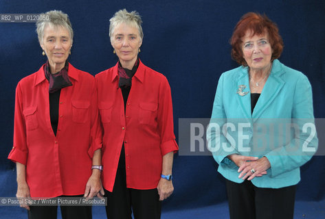 Alanna Knight and Helen and Morna Mulgray at The Edinburgh International Book Festival 2008..Copyright©Pascal Saez/Writer Pictures/Rosebud2