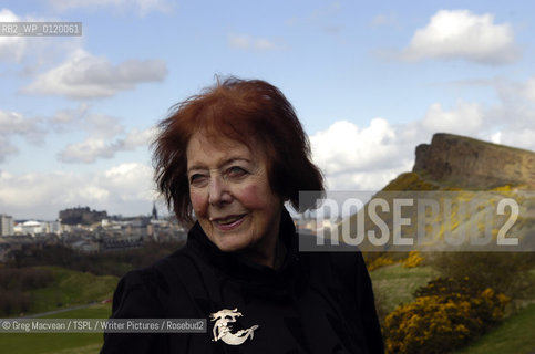 Author Alanna Knight, celebrating 40 years of writing crime novels mostly based in Edinburgh. .copyright©Greg Macvean/TSPL/Writer Pictures/Rosebud2