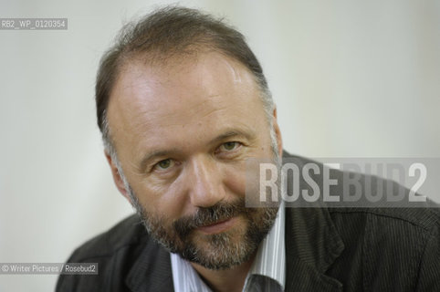 Andrey Kurkov, author from the former Soviet Union of absurd fables such as Death and the Pen©Writer Pictures/Rosebud2