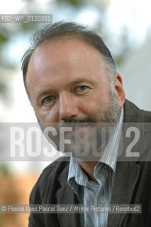 Russian writer Andrey Kurkov, author of Death and the Penguin and A Matter of Death and Life, at the Edinburgh International Book Festival 2005...Copyright©Pascal Saez.Pascal Saez/Writer Pictures/Rosebud2