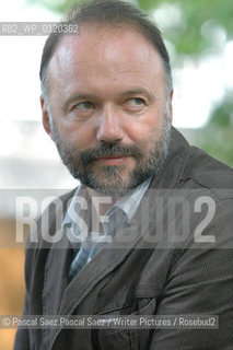 Russian writer Andrey Kurkov, author of Death and the Penguin and A Matter of Death and Life, at the Edinburgh International Book Festival 2005...Copyright©Pascal Saez.Pascal Saez/Writer Pictures/Rosebud2