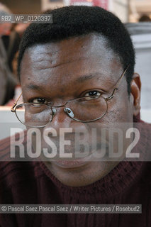 writer Koffi Kwahule at the Salon du Livre (Book Fair) in Paris, March 2006..Copyright©Pascal Saez.Pascal Saez/Writer Pictures/Rosebud2