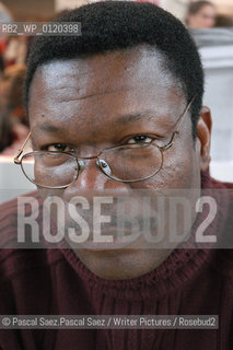 writer Koffi Kwahule at the Salon du Livre (Book Fair) in Paris, March 2006..Copyright©Pascal Saez.Pascal Saez/Writer Pictures/Rosebud2