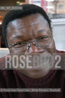 writer Koffi Kwahule at the Salon du Livre (Book Fair) in Paris, March 2006..Copyright©Pascal Saez.Pascal Saez/Writer Pictures/Rosebud2