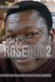 writer Koffi Kwahule at the Salon du Livre (Book Fair) in Paris, March 2006..Copyright©Pascal Saez.Pascal Saez/Writer Pictures/Rosebud2
