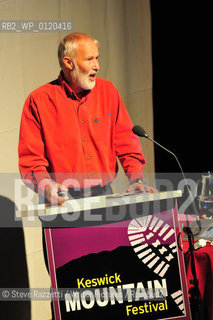 Sir Christian John Storey Bonington, CBE (born 6 August 1934 in Hampstead, London) is a British mountaineer...His career has included nineteen expeditions to the Himalayas, including four to Mount Everest and the first ascent of the south face of Annapurna. ..copyright©Steve Razzetti/Writer Pictures/Rosebud2