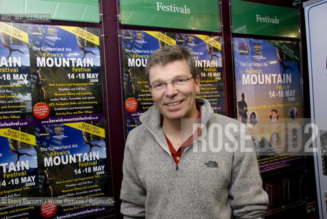 Michael Mick Fowler (b. 1956 in London) is a British mountaineer.  Pictured at The Keswick Mountain Festival 2009...copyright©Steve Razzetti/Writer Pictures/Rosebud2