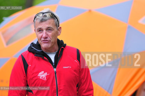 Paul Rose, the expedition leader and co-presenter of the BBC television series, Oceans, is a polar guide, professional diver, mountaineer, engineer and yacht skipper. He was the base commander of the British Antarctic Survey, and was awarded both the Queens Polar Medal and the US Polar Medal. Pictured at the Keswick Mountain Festival 2009..copyright©Steve Razzetti/Writer Pictures/Rosebud2