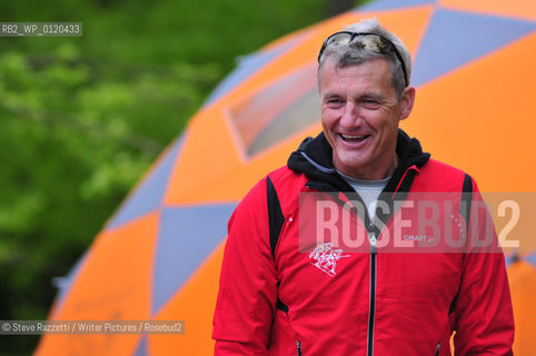 Paul Rose, the expedition leader and co-presenter of the BBC television series, Oceans, is a polar guide, professional diver, mountaineer, engineer and yacht skipper. He was the base commander of the British Antarctic Survey, and was awarded both the Queens Polar Medal and the US Polar Medal. Pictured at the Keswick Mountain Festival 2009..copyright©Steve Razzetti/Writer Pictures/Rosebud2