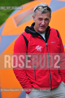 Paul Rose, the expedition leader and co-presenter of the BBC television series, Oceans, is a polar guide, professional diver, mountaineer, engineer and yacht skipper. He was the base commander of the British Antarctic Survey, and was awarded both the Queens Polar Medal and the US Polar Medal. Pictured at the Keswick Mountain Festival 2009..copyright©Steve Razzetti/Writer Pictures/Rosebud2