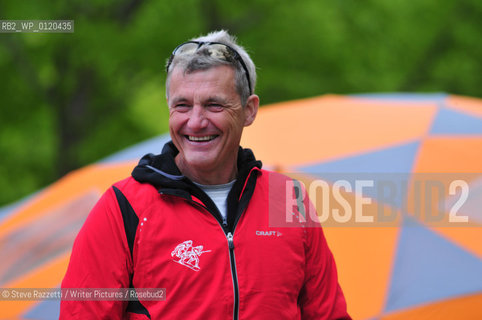 Paul Rose, the expedition leader and co-presenter of the BBC television series, Oceans, is a polar guide, professional diver, mountaineer, engineer and yacht skipper. He was the base commander of the British Antarctic Survey, and was awarded both the Queens Polar Medal and the US Polar Medal. Pictured at the Keswick Mountain Festival 2009..copyright©Steve Razzetti/Writer Pictures/Rosebud2