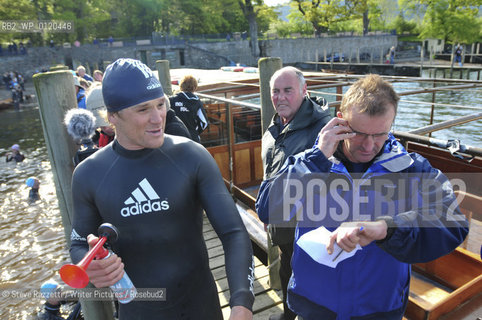 James Cracknell, OBE (born 5 May 1972) is a British rowing champion and double Olympic gold medalist and adventurer. Pictured at the Keswick Mountain Festival 2009..copyright©Steve Razzetti/Writer Pictures/Rosebud2