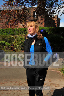 Rosie Swale-Pope, MBE, born 2 October 1946 (1946-10-02) (age 63), is an author, adventurer and marathon runner, who was the first woman to sail single-handed across the Atlantic in a small boat.  Pictured at The Keswick Mountain Festival 2009...copyright©Steve Razzetti/Writer Pictures/Rosebud2
