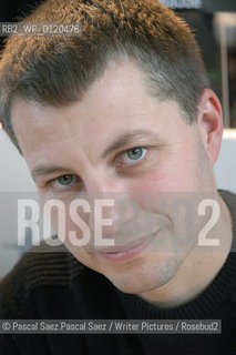 Writer Erik LHomme at the Salon du Livre (Book Fair) in Paris, March 2006..Copyright©Pascal Saez.Pascal Saez/Writer Pictures/Rosebud2