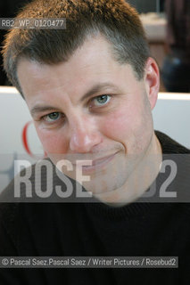 Writer Erik LHomme at the Salon du Livre (Book Fair) in Paris, March 2006..Copyright©Pascal Saez.Pascal Saez/Writer Pictures/Rosebud2