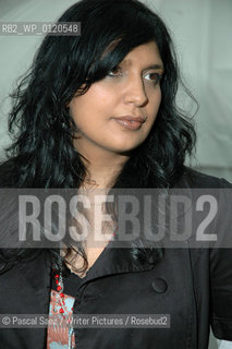 Indian-born british writer Nikita Lalwani, author of Gifted, at the Edinburgh International Book Festival 2007. ..Copyright©Pascal Saez/Writer Pictures/Rosebud2