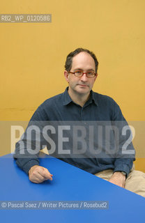 Writer John Lanchester at the Edinburgh International Book Festival 2007. ..Copyright©Pascal Saez/Writer Pictures/Rosebud2