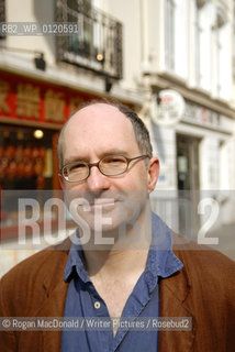 Author, John Lanchester in China Town, central London, England..©Rogan MacDonald/Writer Pictures/Rosebud2