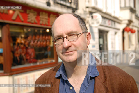 Author, John Lanchester in China Town, central London, England..©Rogan MacDonald/Writer Pictures/Rosebud2