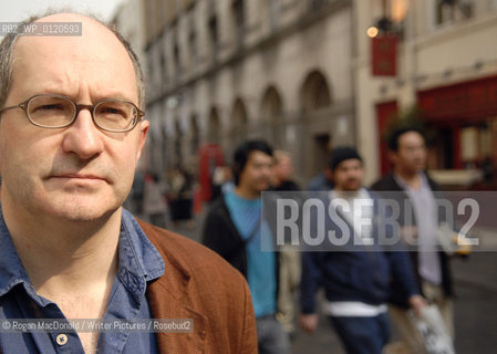 Author, John Lanchester in China Town, central London, England..©Rogan MacDonald/Writer Pictures/Rosebud2