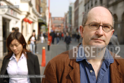 Author, John Lanchester in China Town, central London, England..©Rogan MacDonald/Writer Pictures/Rosebud2