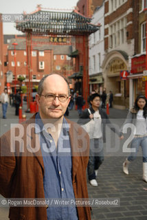 Author, John Lanchester in China Town, central London, England..©Rogan MacDonald/Writer Pictures/Rosebud2