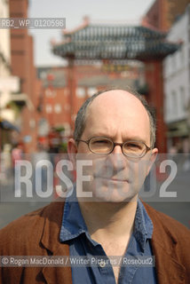 Author, John Lanchester in China Town, central London, England..©Rogan MacDonald/Writer Pictures/Rosebud2
