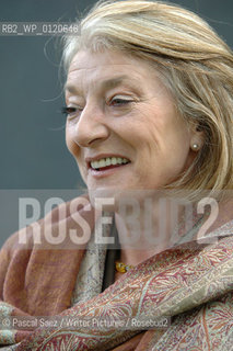 Writer Jane Lapotaire at the Edinburgh International Book Festival 2007. ..Copyright©Pascal Saez/Writer Pictures/Rosebud2