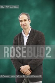 James Lasdun, author, writer and winner of The National Short Story Prize .The Writer of Its Beginning To Hurt at The Edinburgh International Book Festival 2009..copyright©Geraint Lewis/Writer Pictures/Rosebud2