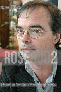French writer Yvon Le Men at the Salon du Livre (Book Fair) in Paris, March 2006..Copyright©Pascal Saez.Pascal Saez/Writer Pictures/Rosebud2