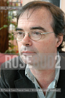 French writer Yvon Le Men at the Salon du Livre (Book Fair) in Paris, March 2006..Copyright©Pascal Saez.Pascal Saez/Writer Pictures/Rosebud2