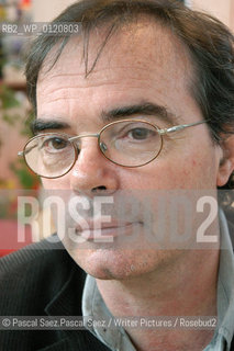 French writer Yvon Le Men at the Salon du Livre (Book Fair) in Paris, March 2006..Copyright©Pascal Saez.Pascal Saez/Writer Pictures/Rosebud2