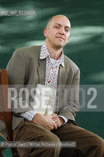 Writer JM Ledgard, author of Giraffe, at the Edinburgh International Book Festival...Copyright©Pascal Saez/Writer Pictures/Rosebud2