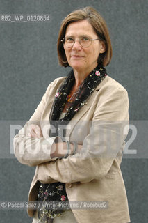 British writer Hermione Lee at the Edinburgh International Book Festival 2007. ..Copyright©Pascal Saez/Writer Pictures/Rosebud2