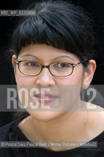Canadian writer Nancy Lee, author of Dead Girls at the Edinburgh International Book Festival 2003...Copyright©Pascal Saez.Pascal Saez/Writer Pictures/Rosebud2