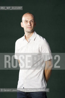 Simon Lelic, British journalist and novelist, at the 2010 Edinburgh International Book Festival, August 22, 2010...Copyright©Geraint Lewis/Writer Pictures/Rosebud2