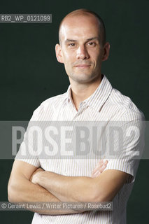 Simon Lelic, British journalist and novelist, at the 2010 Edinburgh International Book Festival, August 22, 2010...Copyright©Geraint Lewis/Writer Pictures/Rosebud2