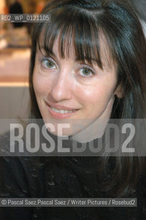 French writer Alexandra Lemasson at the Salon du Livre (Book Fair) in Paris, March 2006..Copyright©Pascal Saez.Pascal Saez/Writer Pictures/Rosebud2