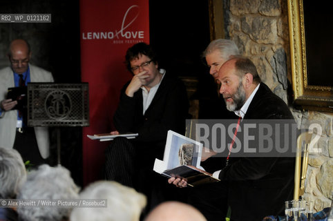 Lennoxlove Book Festival in East Haddington.James Runcie, Roddy Martine and Alistair Moffat share their thoughts and feelings about East Lothian...Copyright©Alex Hewitt/Writer Pictures/Rosebud2