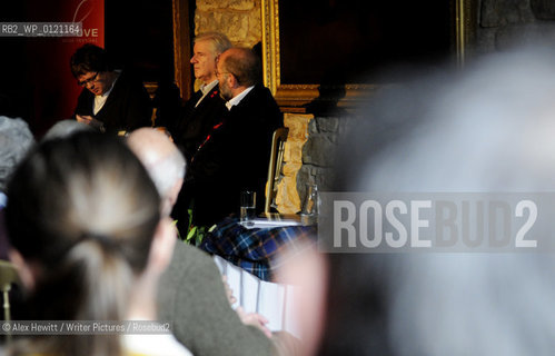 Lennoxlove Book Festival in East Haddington.James Runcie, Roddy Martine and Alistair Moffat share their thoughts and feelings about East Lothian...Copyright©Alex Hewitt/Writer Pictures/Rosebud2