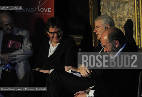 Lennoxlove Book Festival in East Haddington.James Runcie, Roddy Martine and Alistair Moffat share their thoughts and feelings about East Lothian...Copyright©Alex Hewitt/Writer Pictures/Rosebud2