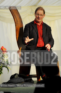 Lennoxlove Book Festival in East Haddington.Michael Morpurgo talks to his captive audience in the Marquee...Copyright©Alex Hewitt/Writer Pictures/Rosebud2