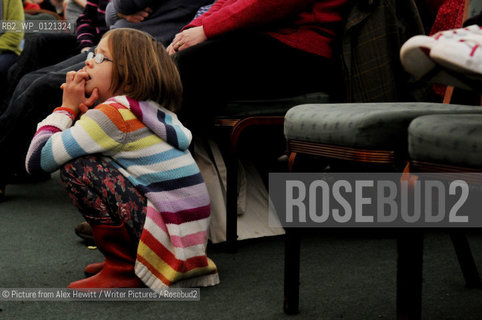 Julia Donaldson in Performance to a captive audience.Lennoxlove Book Festival at Lennoxlove House, Haddington, Scotland, November 21 2010..©Picture from Alex Hewitt/Writer Pictures/Rosebud2
