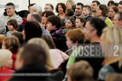 Julia Donaldson in Performance to a captive audience.Lennoxlove Book Festival at Lennoxlove House, Haddington, Scotland, November 21 2010..©Picture from Alex Hewitt/Writer Pictures/Rosebud2