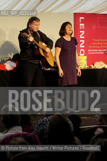 Julia Donaldson in Performance to a captive audience.Lennoxlove Book Festival at Lennoxlove House, Haddington, Scotland, November 21 2010..©Picture from Alex Hewitt/Writer Pictures/Rosebud2