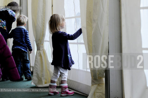 Julia Donaldson in Performance to a captive audience.Lennoxlove Book Festival at Lennoxlove House, Haddington, Scotland, November 21 2010..©Picture from Alex Hewitt/Writer Pictures/Rosebud2