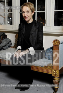 Justine Picardie poses in the opulent surroundings.Lennoxlove Book Festival at Lennoxlove House, Haddington, Scotland, November 21 2010..©Picture from Alex Hewitt/Writer Pictures/Rosebud2