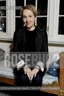 Justine Picardie poses in the opulent surroundings.Lennoxlove Book Festival at Lennoxlove House, Haddington, Scotland, November 21 2010..©Picture from Alex Hewitt/Writer Pictures/Rosebud2
