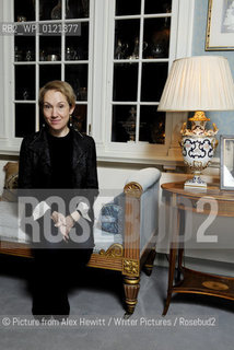 Justine Picardie poses in the opulent surroundings.Lennoxlove Book Festival at Lennoxlove House, Haddington, Scotland, November 21 2010..©Picture from Alex Hewitt/Writer Pictures/Rosebud2
