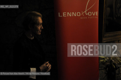 Justine Picardie prepares for her event.Lennoxlove Book Festival at Lennoxlove House, Haddington, Scotland, November 21 2010..©Picture from Alex Hewitt/Writer Pictures/Rosebud2